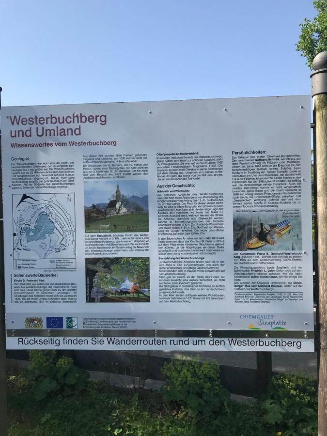 Ferienhaus Westerbuchberg Übersee Eksteriør billede